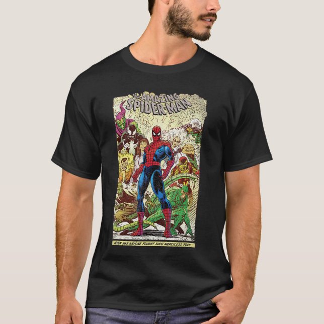Marvelhe Amazing SpiderMan Comic funny T-Shirt (Front)