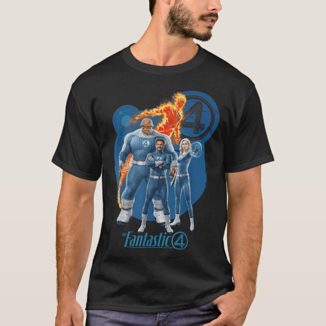 Marvelhe Fantastic Four First Steps Heroic Family  T-Shirt (Front)