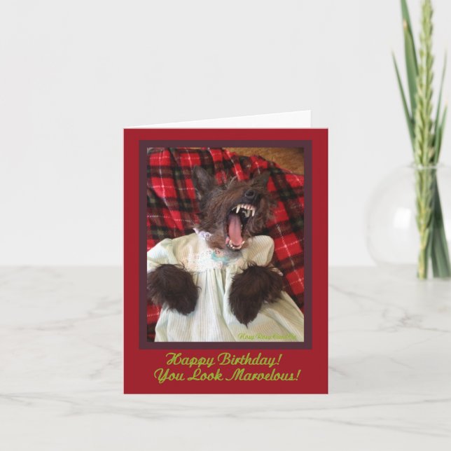 Marvellous Birthday Card (Front)