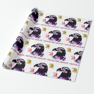 marvellous eagles wrapping paper