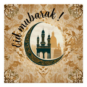 Marvellous "Eid Mubarak" Poster