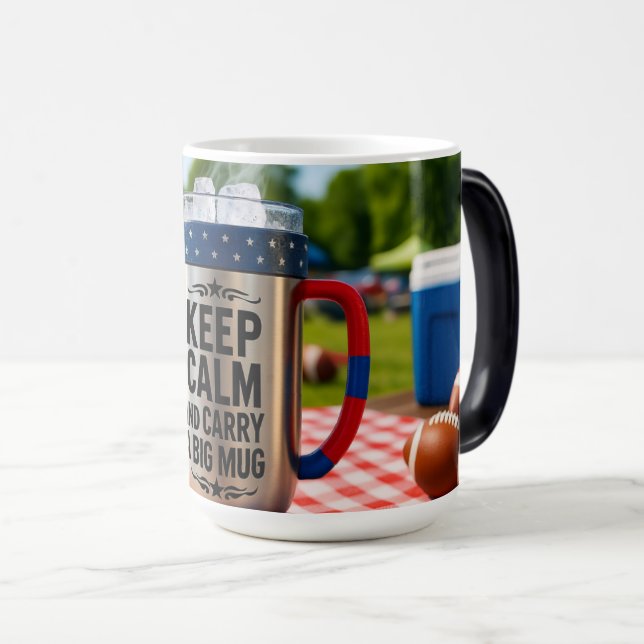 Marvellous Heat-Change Mug 11/15oz White Magic Mug (Front Right)