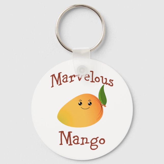 Marvellous Mango Key Ring (Front)