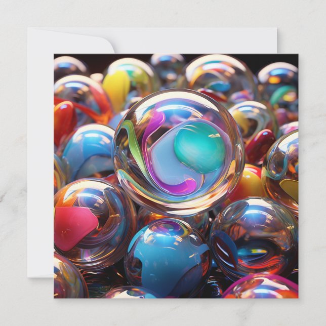 Marvellous marbles card (Front)