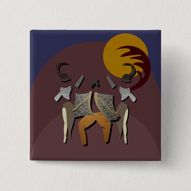 marvellous moldova pasha eurovision 2023 15 cm square badge (Front)