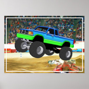 Marvellous Monster Truck in the Arena Poster