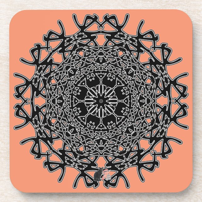 Marvellous Octa Glyph Dusk Coaster (Front)