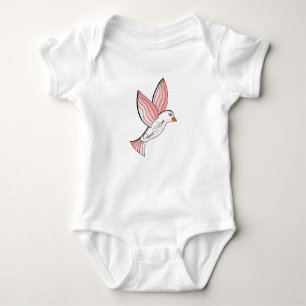 Marvellous Peace and Love Dove Baby Bodysuit