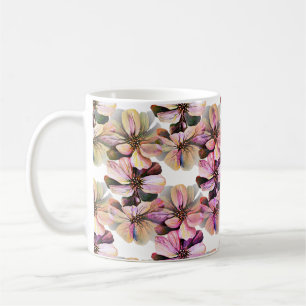 Marvellous Seamless Pattern of Lilac Perennials Coffee Mug
