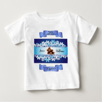 Marvellous Whimsical Blue Teddy Bear Personalise