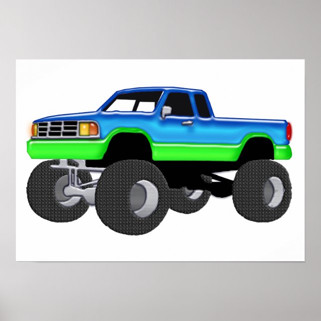 Marvelous Monster Truck Poster (Front)