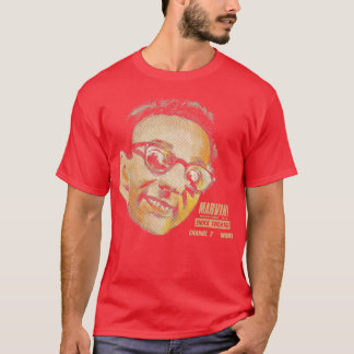 MARVIN Horror Host Shock Theatre Chicago WBKB T-Shirt