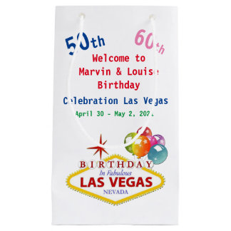 Marvin & Louise Las Vegas Birthday Gift Bags