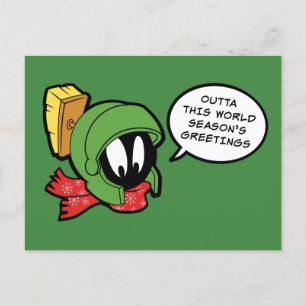 MARVIN MARTIAN™ "Outta This World" Holiday Postcard