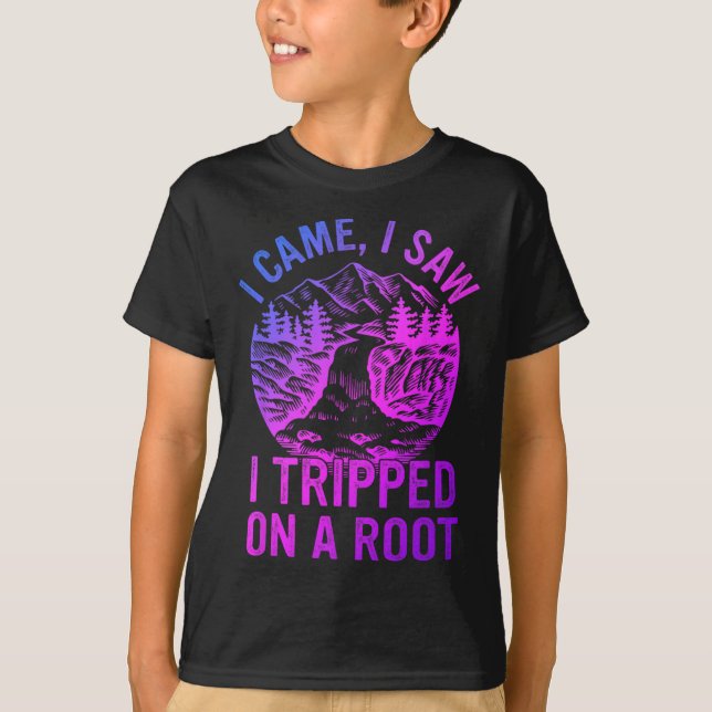 Marvin Mickelson Design Co. I Came I Saw I Tripped T-Shirt (Front)