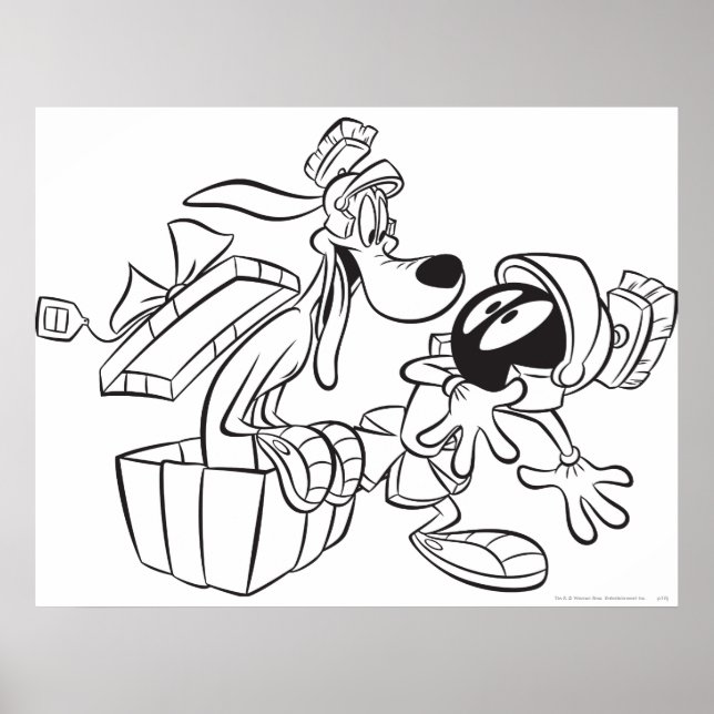 MARVIN THE MARTIAN™ and K-9 Gift Surprise Poster (Front)