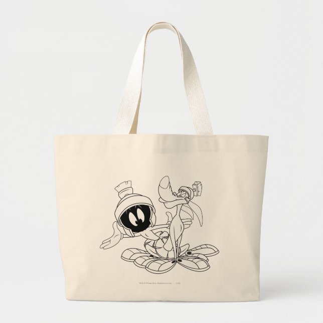 MARVIN THE MARTIAN™ and K-9 Large Tote Bag (Front)