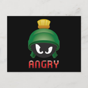 MARVIN THE MARTIAN™ Angry Emoji Postcard
