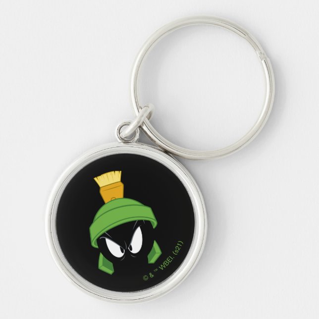 MARVIN THE MARTIAN™ Angry Face Key Ring (Front)