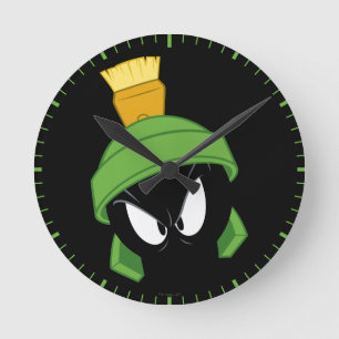 MARVIN THE MARTIAN™ Angry Face Round Clock