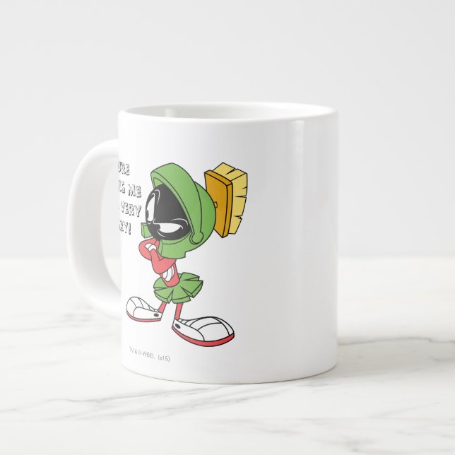 MARVIN THE MARTIAN™ Annoyed Large Coffee Mug (Front Left)