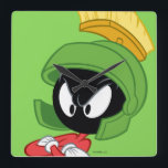 MARVIN THE MARTIAN™ | Arms Crossed Square Wall Clock<br><div class="desc">This design features your favourite Looney Tunes Character,  MARVIN THE MARTIAN™.</div>