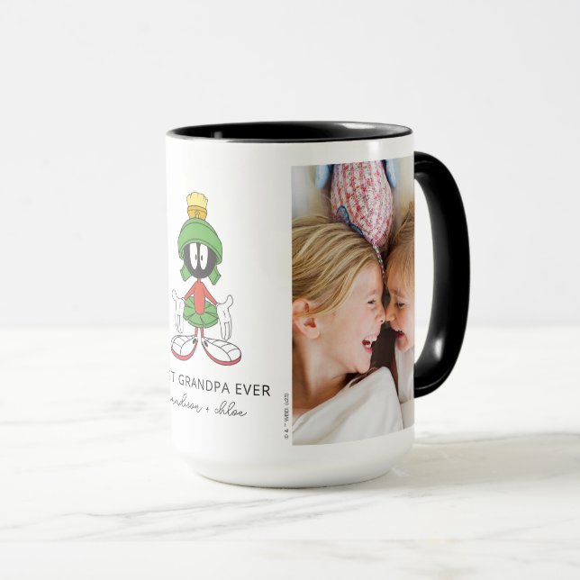 MARVIN THE MARTIAN™ | Best Grandpa Photo Mug (Front Right)