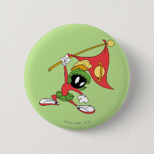 MARVIN THE MARTIAN™ Claiming Planet 6 Cm Round Badge