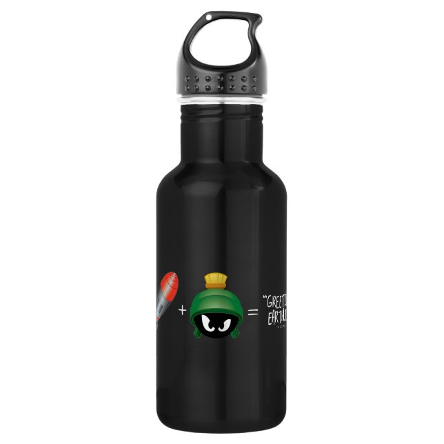 MARVIN THE MARTIAN™ Emoji Equation 532 Ml Water Bottle (Front)