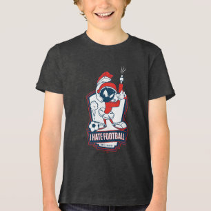 MARVIN THE MARTIAN™ "I Hate Football" Graphic Tri-Blend Shirt