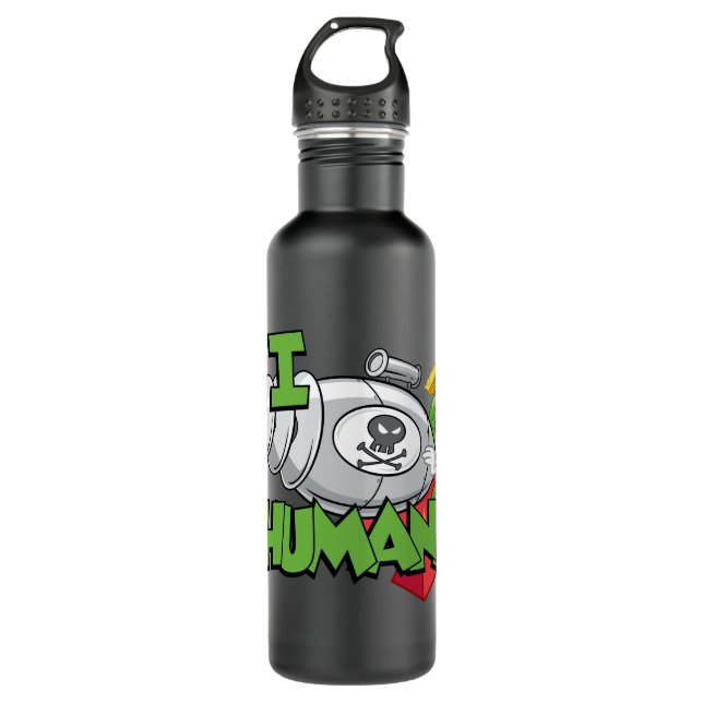 MARVIN THE MARTIAN™ I Laser Humans 710 Ml Water Bottle (Front)