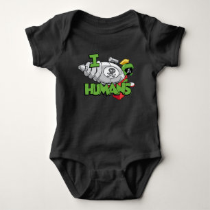 MARVIN THE MARTIAN™ I Laser Humans Baby Bodysuit