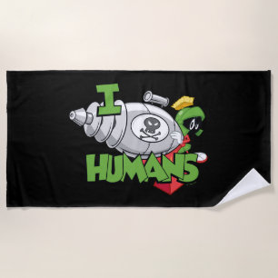 MARVIN THE MARTIAN™ I Laser Humans Beach Towel