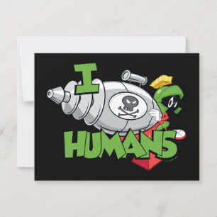 MARVIN THE MARTIAN™ I Laser Humans Card