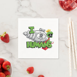 MARVIN THE MARTIAN™ I Laser Humans Napkin