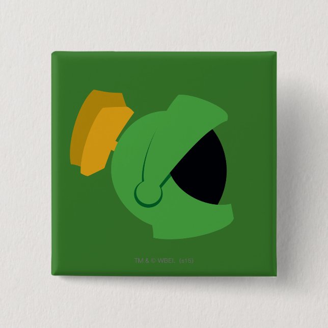 MARVIN THE MARTIAN™ Identity 15 Cm Square Badge (Front)