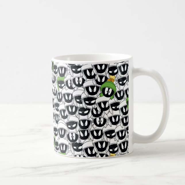 MARVIN THE MARTIAN™ Line Art Colour Pop Pattern Coffee Mug (Right)