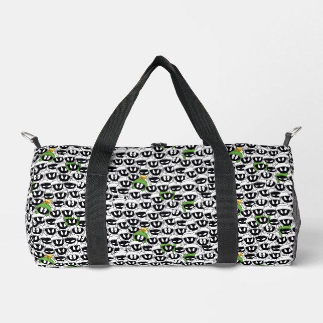 MARVIN THE MARTIAN™ Line Art Colour Pop Pattern Duffle Bag (Front)