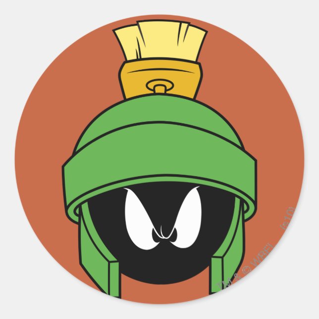 MARVIN THE MARTIAN™ Mad Classic Round Sticker (Front)