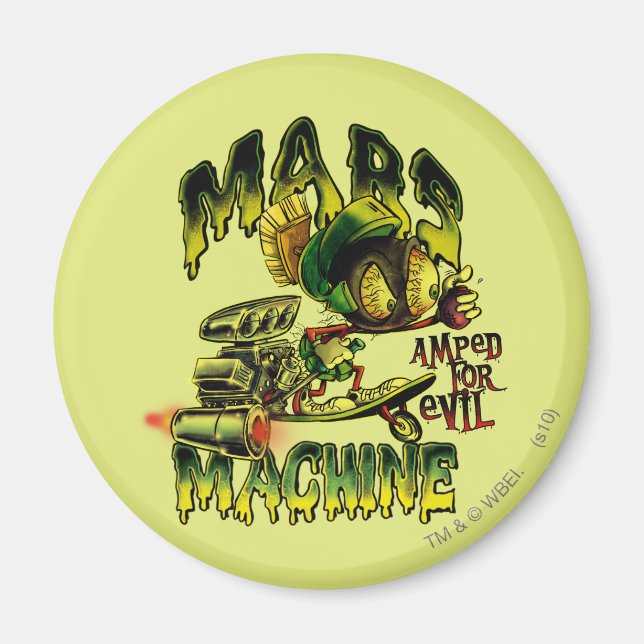 MARVIN THE MARTIAN™ Mars Machine Magnet (Front)
