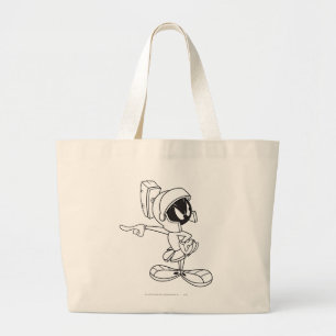 MARVIN THE MARTIAN™ Pointing Large Tote Bag