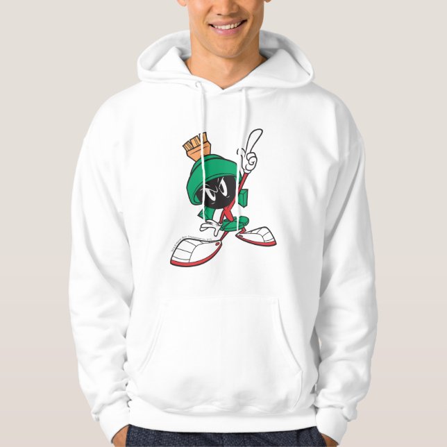 MARVIN THE MARTIAN™ Pointing Upward Hoodie (Front)