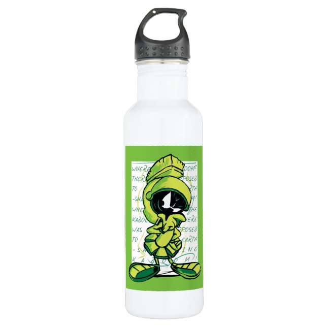 MARVIN THE MARTIAN™ Quote Sketch 710 Ml Water Bottle (Front)