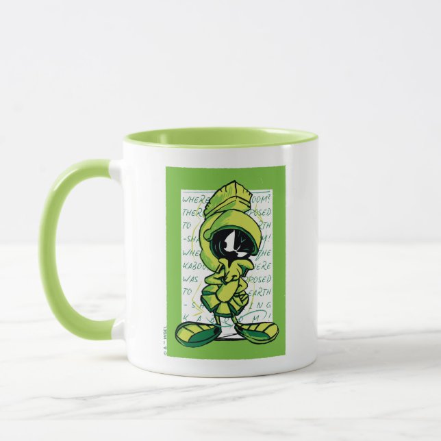 MARVIN THE MARTIAN™ Quote Sketch Mug (Left)