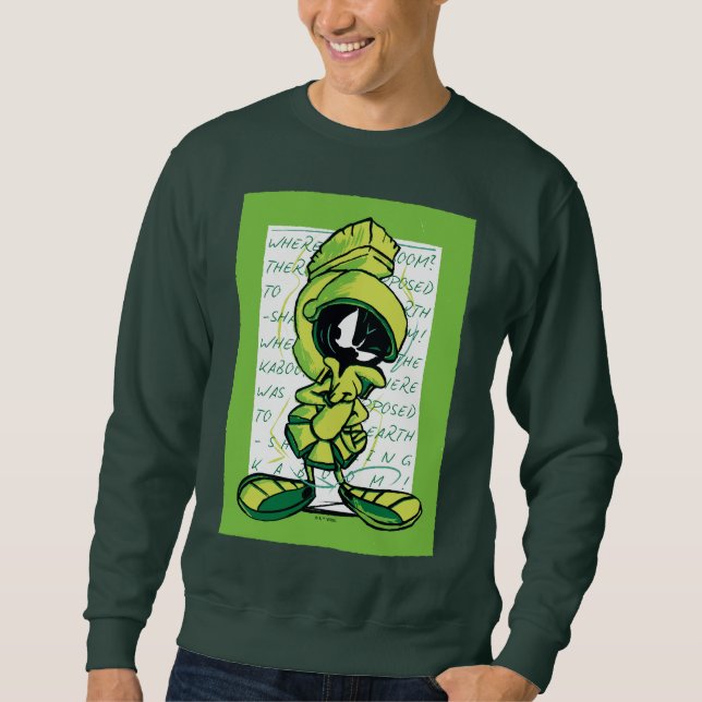 MARVIN THE MARTIAN™ Quote Sketch Sweatshirt (Front)