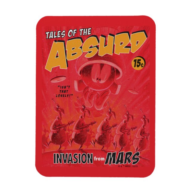 MARVIN THE MARTIAN™ Retro Invasion From Mars Comic Magnet (Vertical)