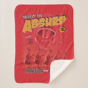 MARVIN THE MARTIAN™ Retro Invasion From Mars Comic Sherpa Blanket
