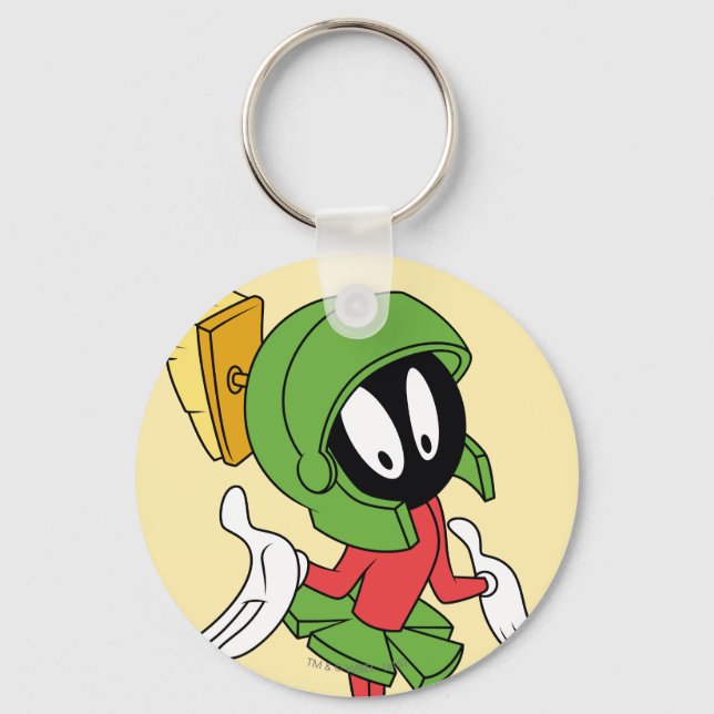 MARVIN THE MARTIAN™ Shrug Key Ring (Front)