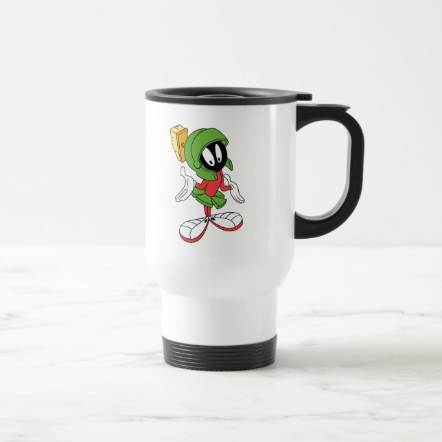 MARVIN THE MARTIAN™ Shrug Travel Mug (Right)