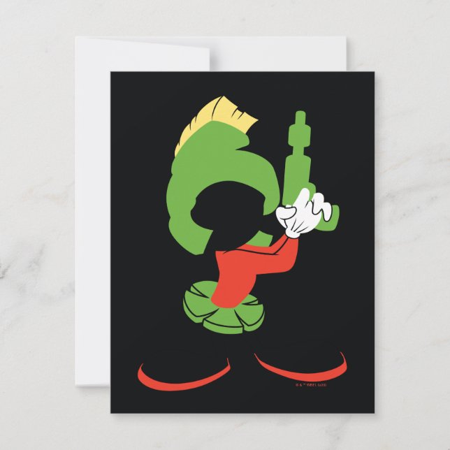 MARVIN THE MARTIAN™ Silhouette With Raygun Card (Front)